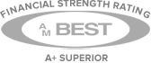 AM Best Financial Strength Rating A+ Superior Badge